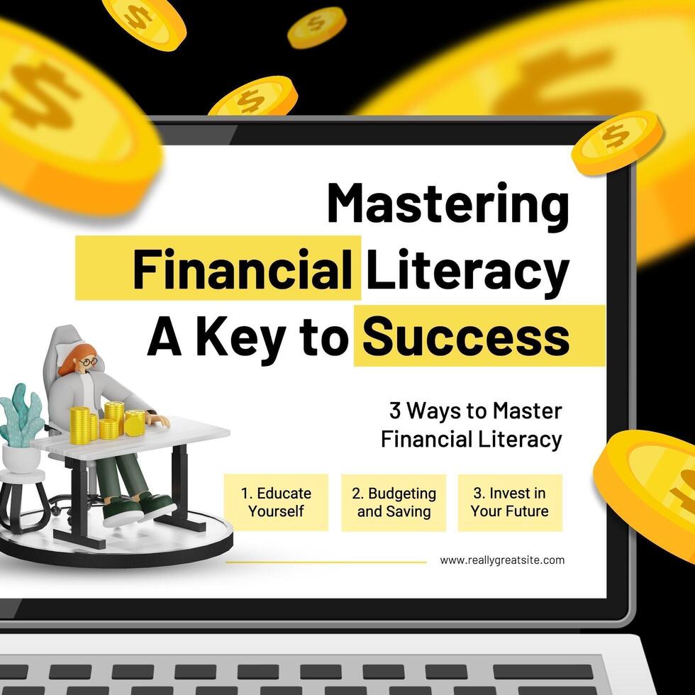 LinkedIn Post - Financial Literacy template