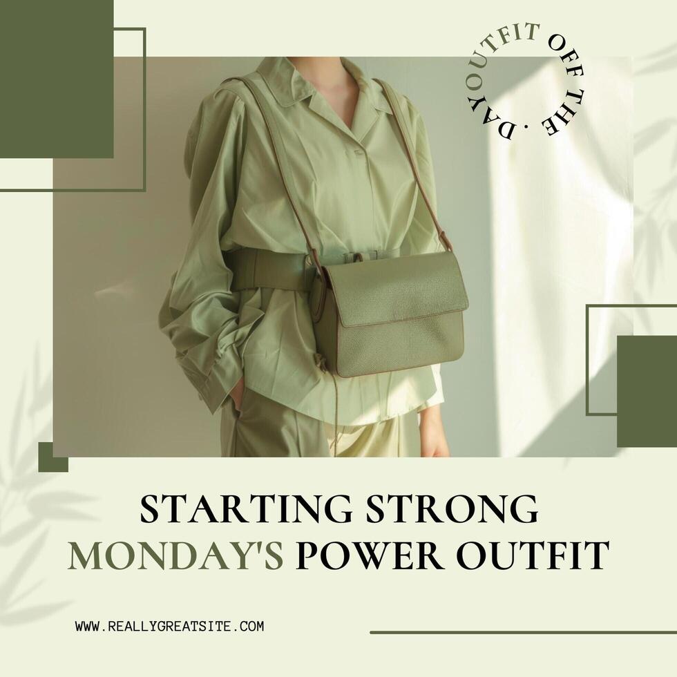 Carousel or Slider - Green Outfit Tips and Tricks template