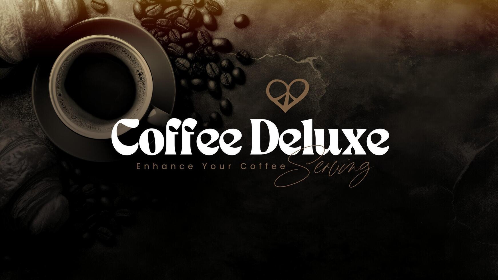 Pitch Deck Coffee Deluxe template