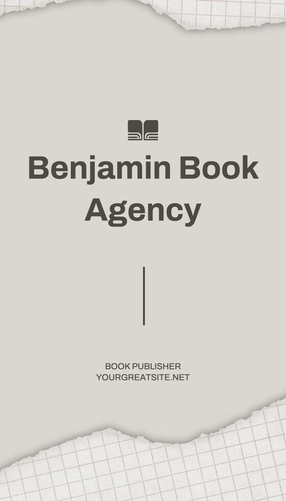Minimalist Book Publisher Business Card template