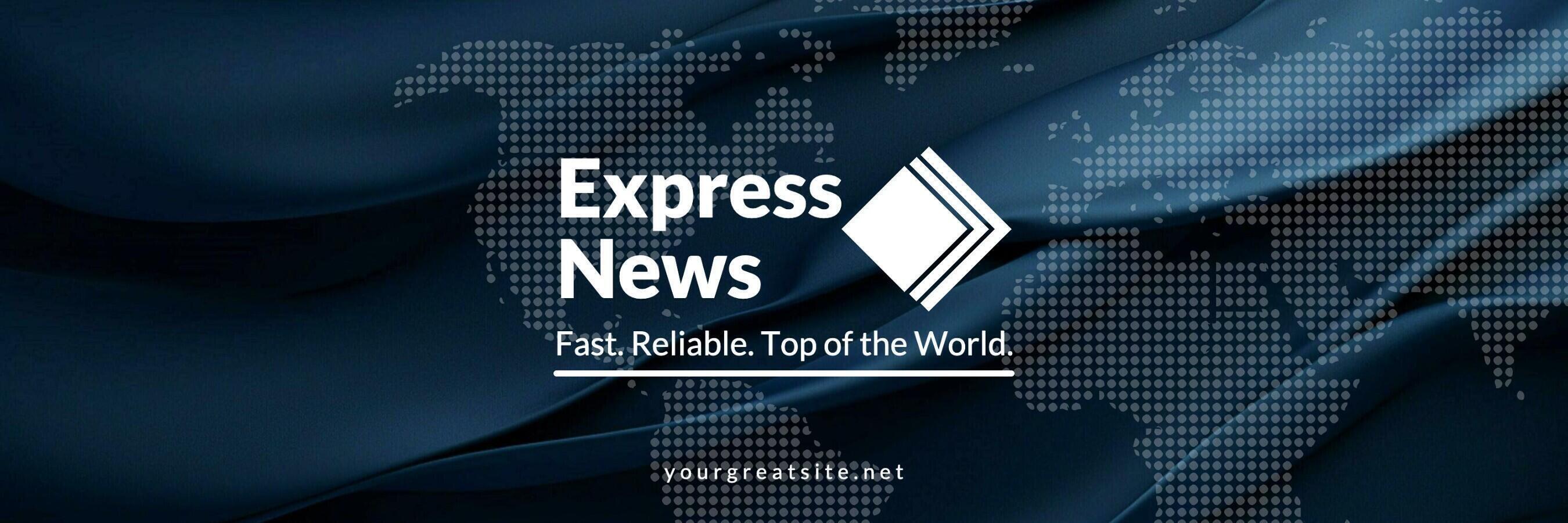 News Twitter Header template