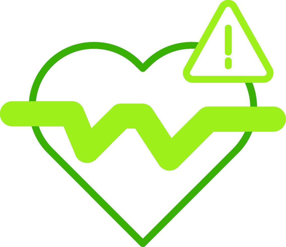 Cardiology Green Tone Icon vector