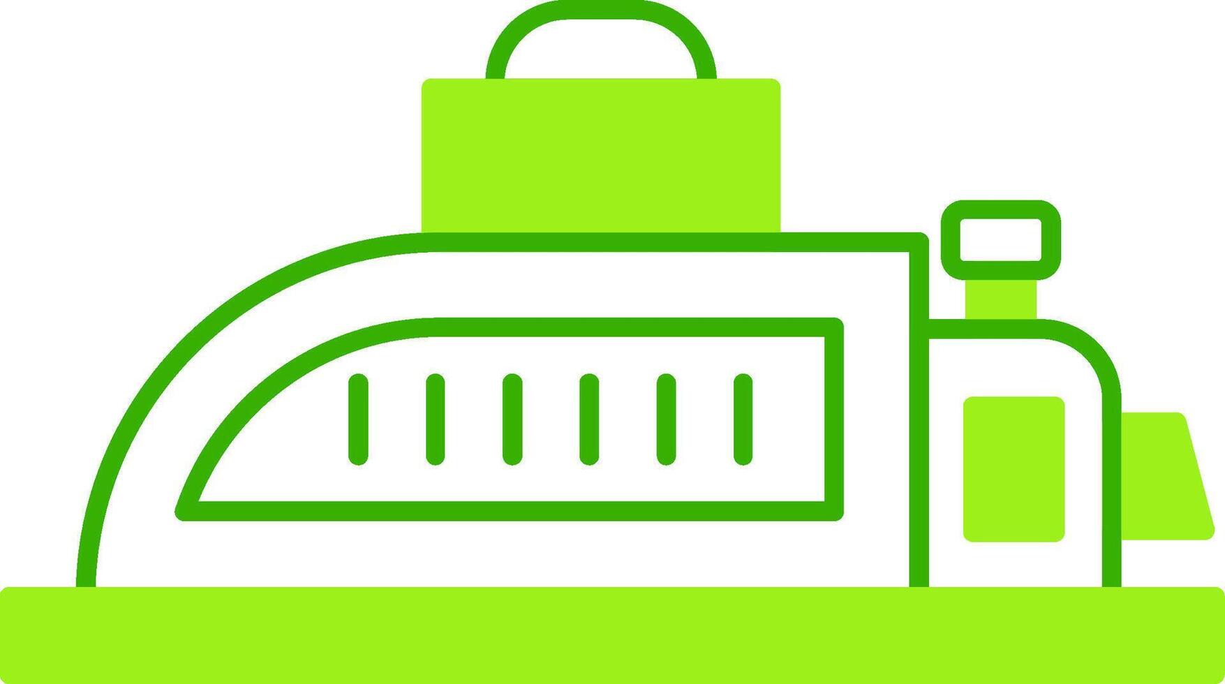 Planer Green Tone Icon vector
