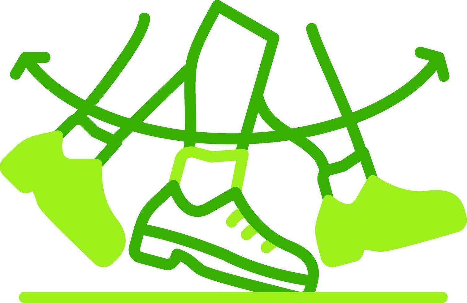 Shuffle Green Tone Icon vector