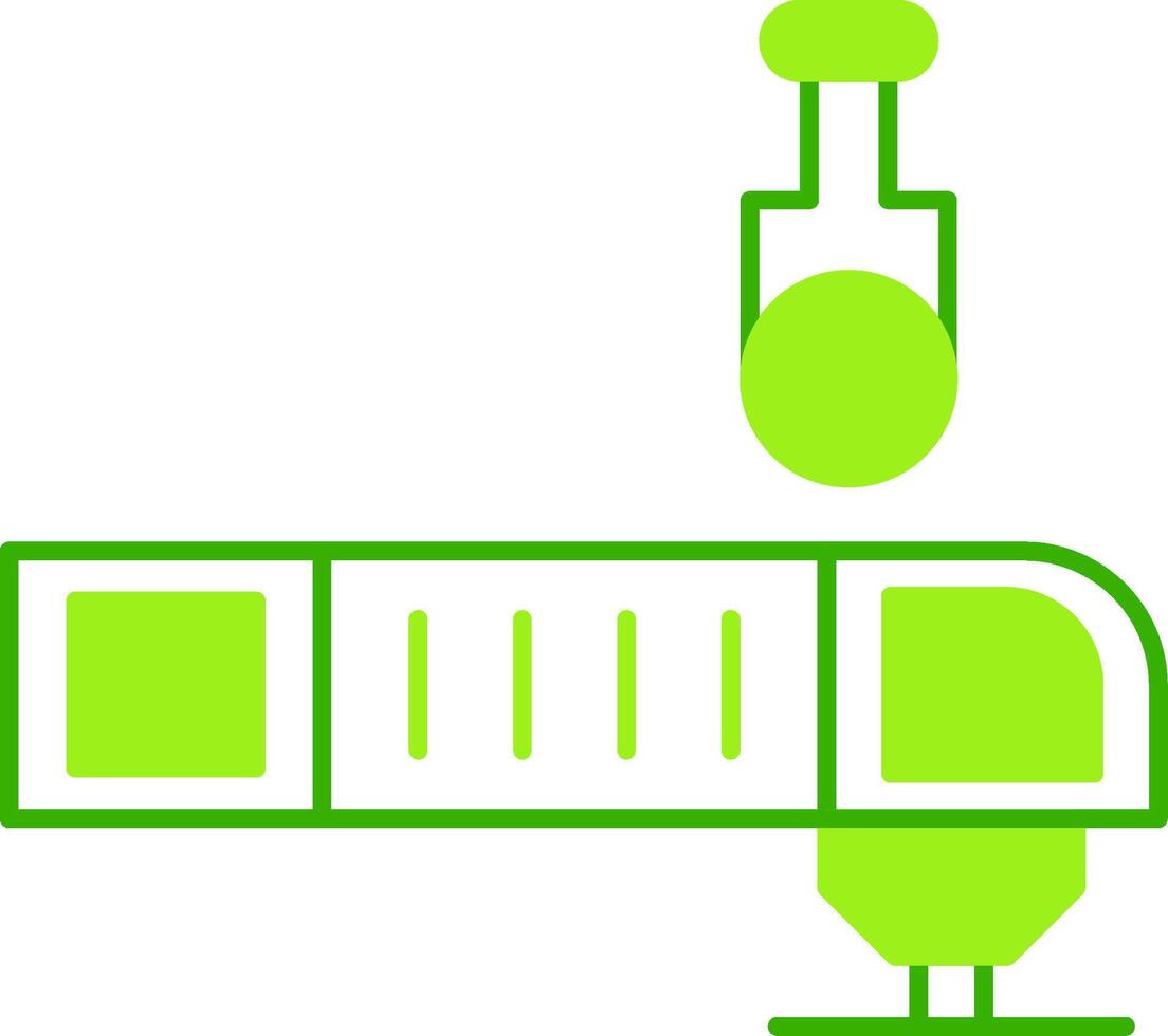 Oscillating Multi Tool Green Tone Icon vector