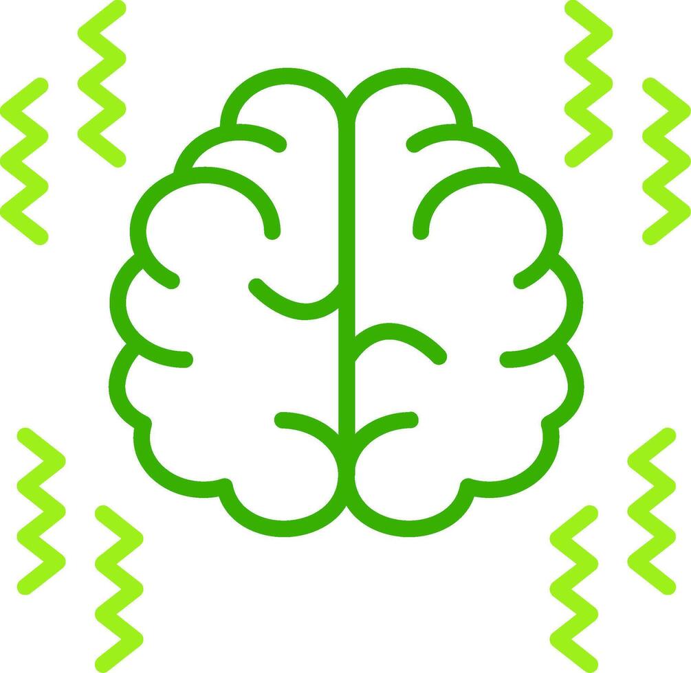 Parkinson Green Tone Icon vector