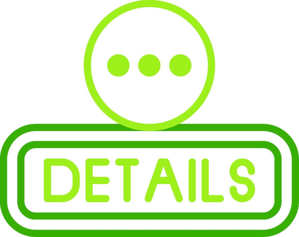 Details Green Tone Icon vector