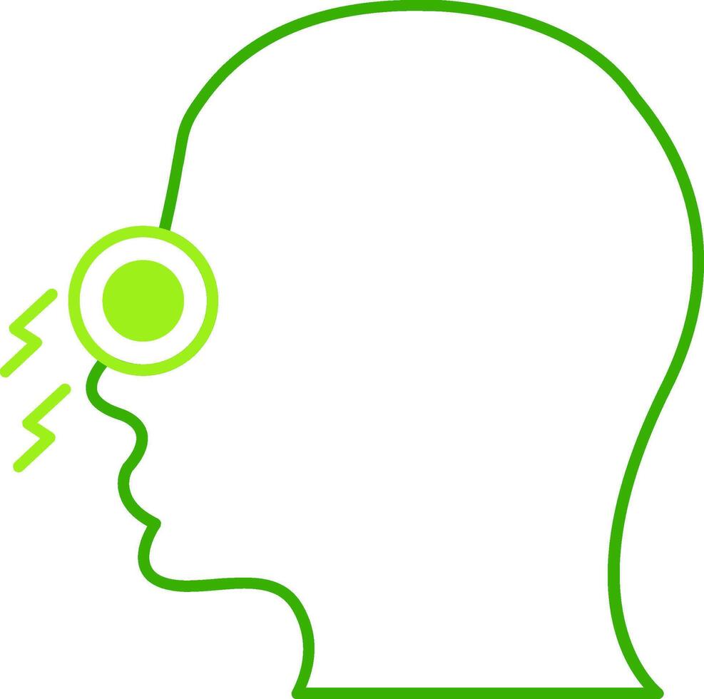 Congestion Green Tone Icon vector
