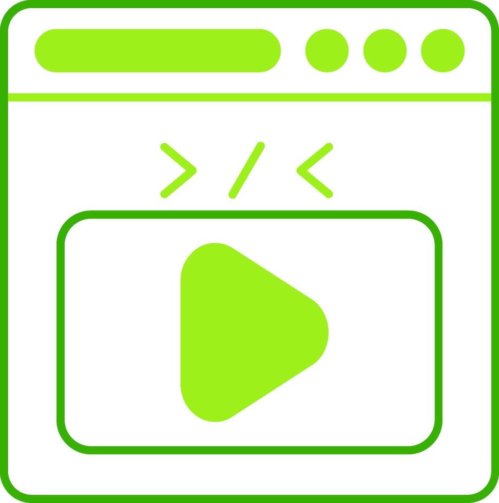 Green Tone Icon vector