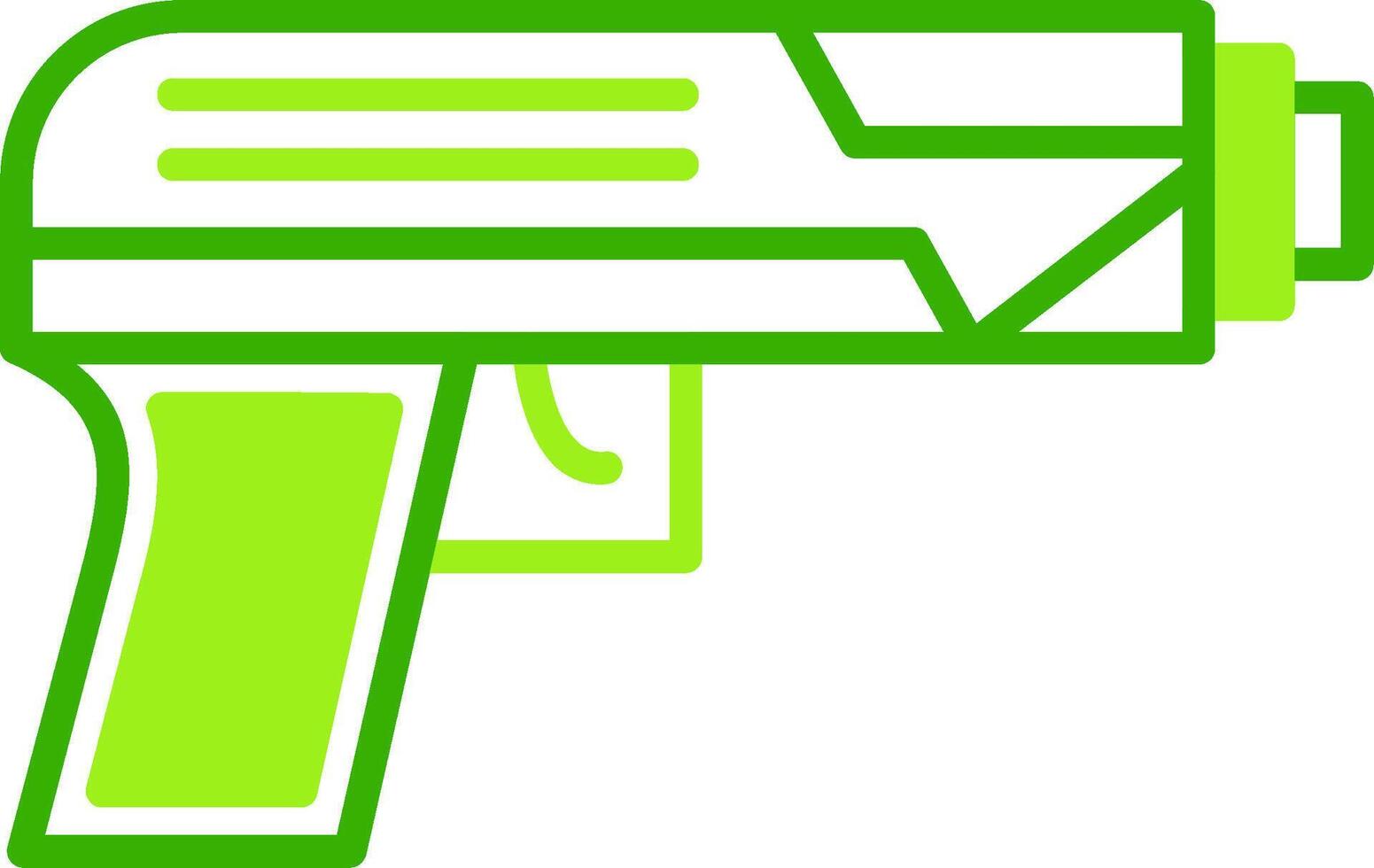 Starting Gun Green Tone Icon vector