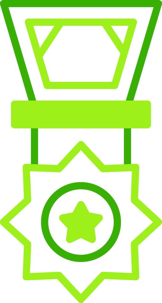 Medal Green Tone Icon vector