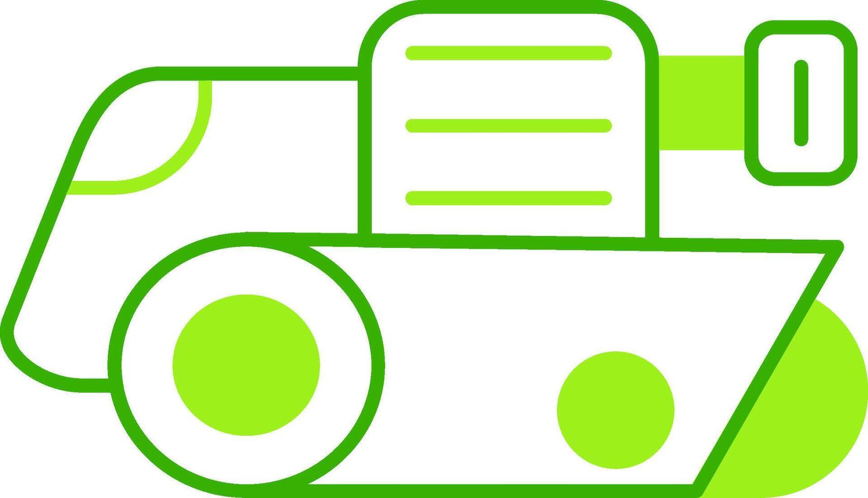 Belt Sander Green Tone Icon vector