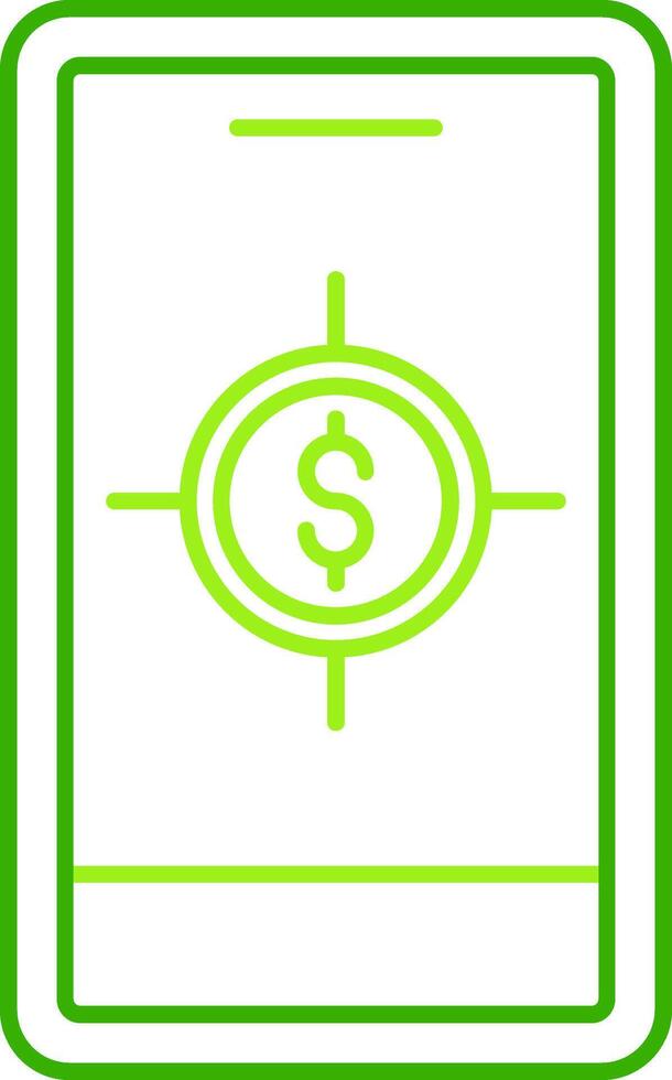 Sales Green Tone Icon vector