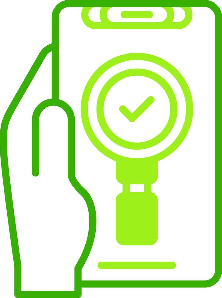 Search Green Tone Icon vector