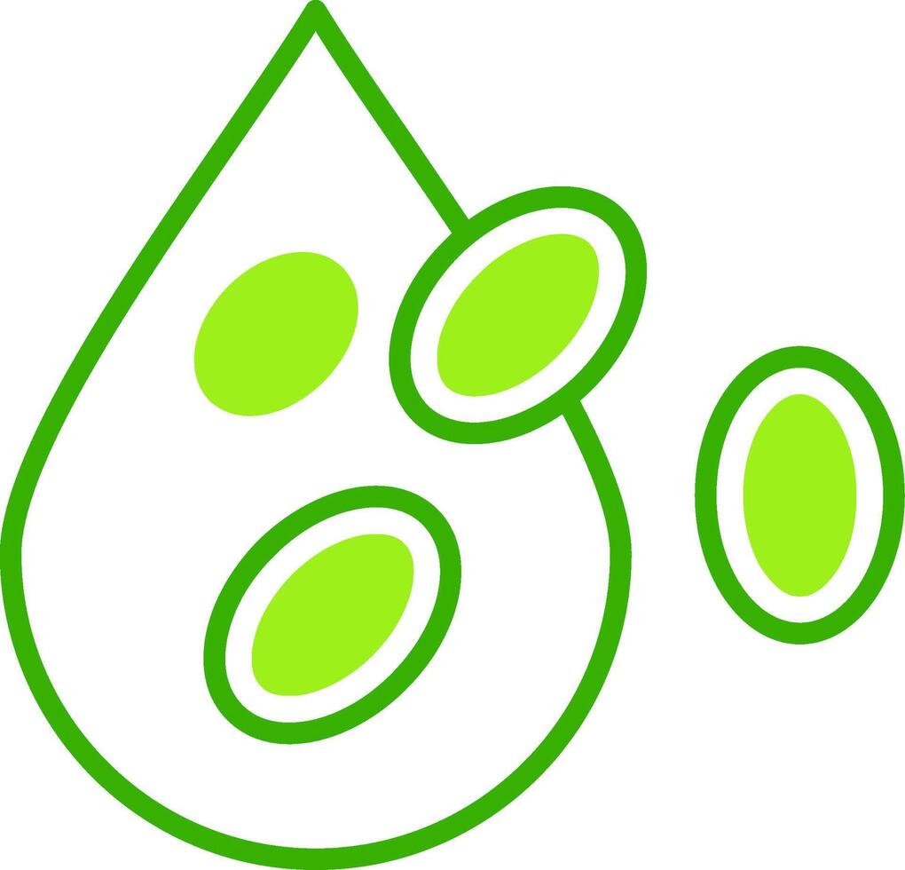 Platelet Green Tone Icon vector