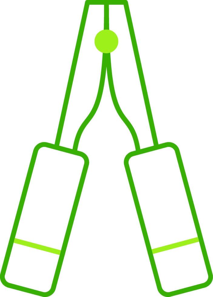 Clamp Green Tone Icon vector