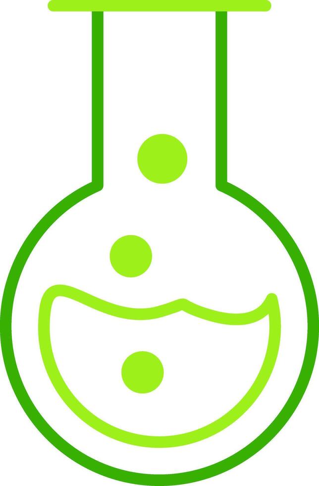Experiment Green Tone Icon vector