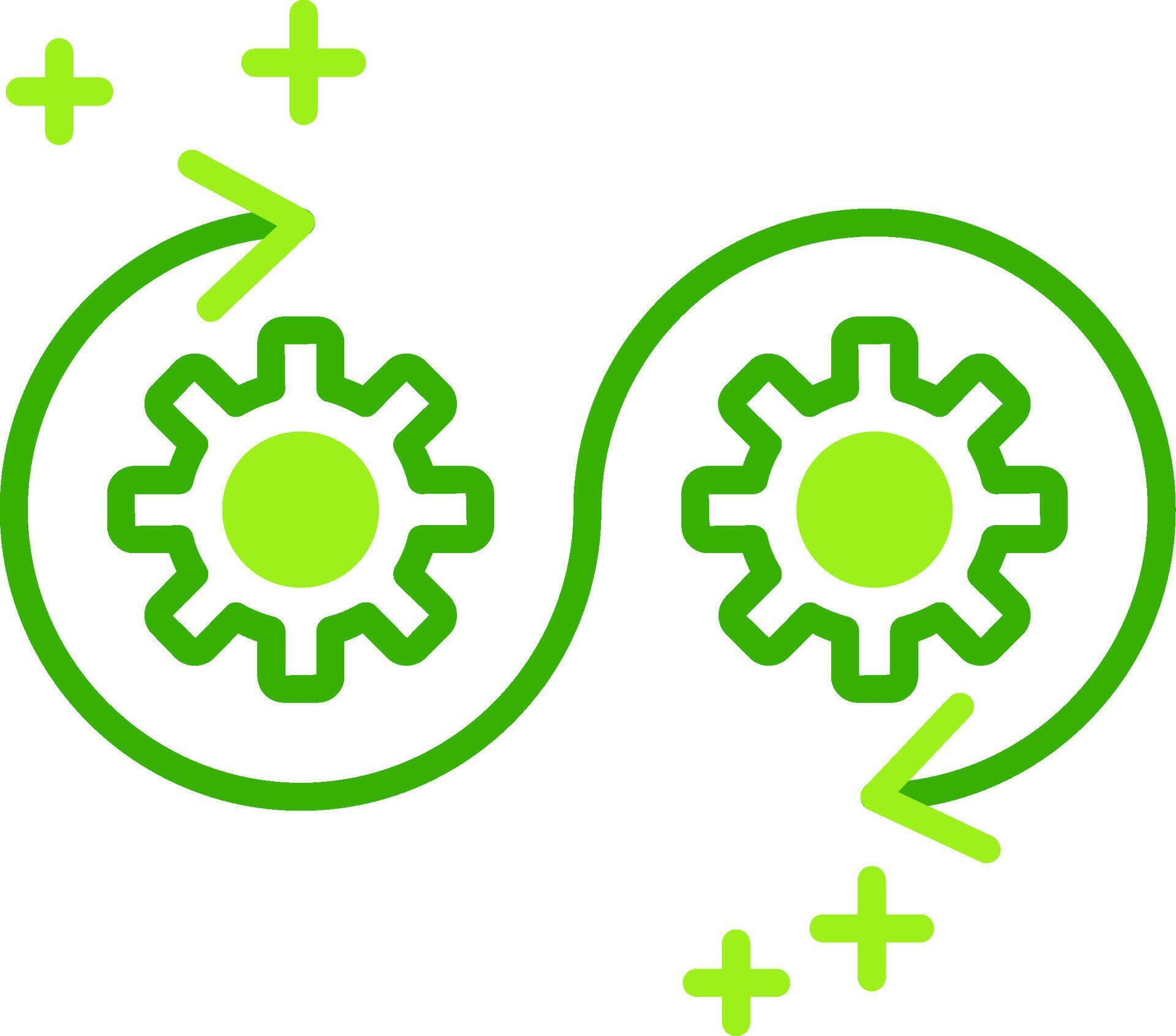 Devops Green Tone Icon 48276310 Vector Art at Vecteezy