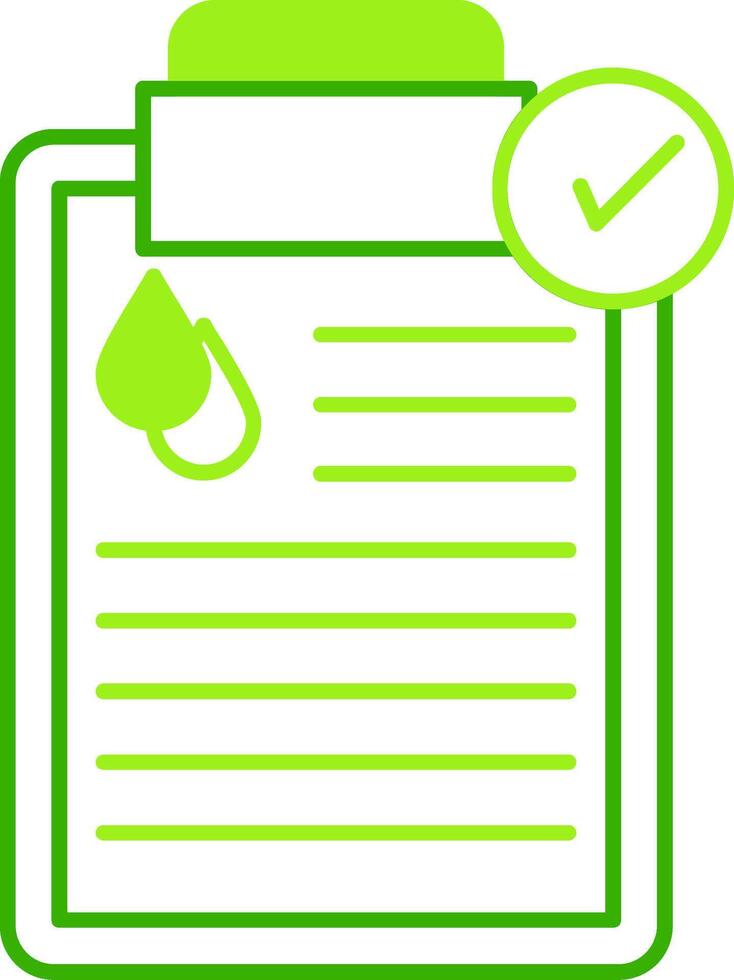 Water Rights Green Tone Icon vector