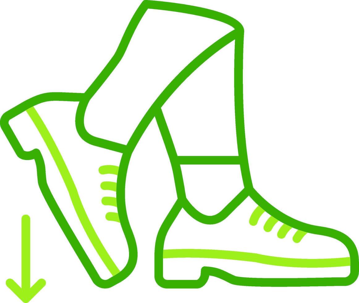Stamp Green Tone Icon vector