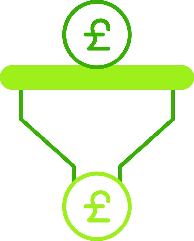 Sales PipeGreen Tone Green Tone Icon vector