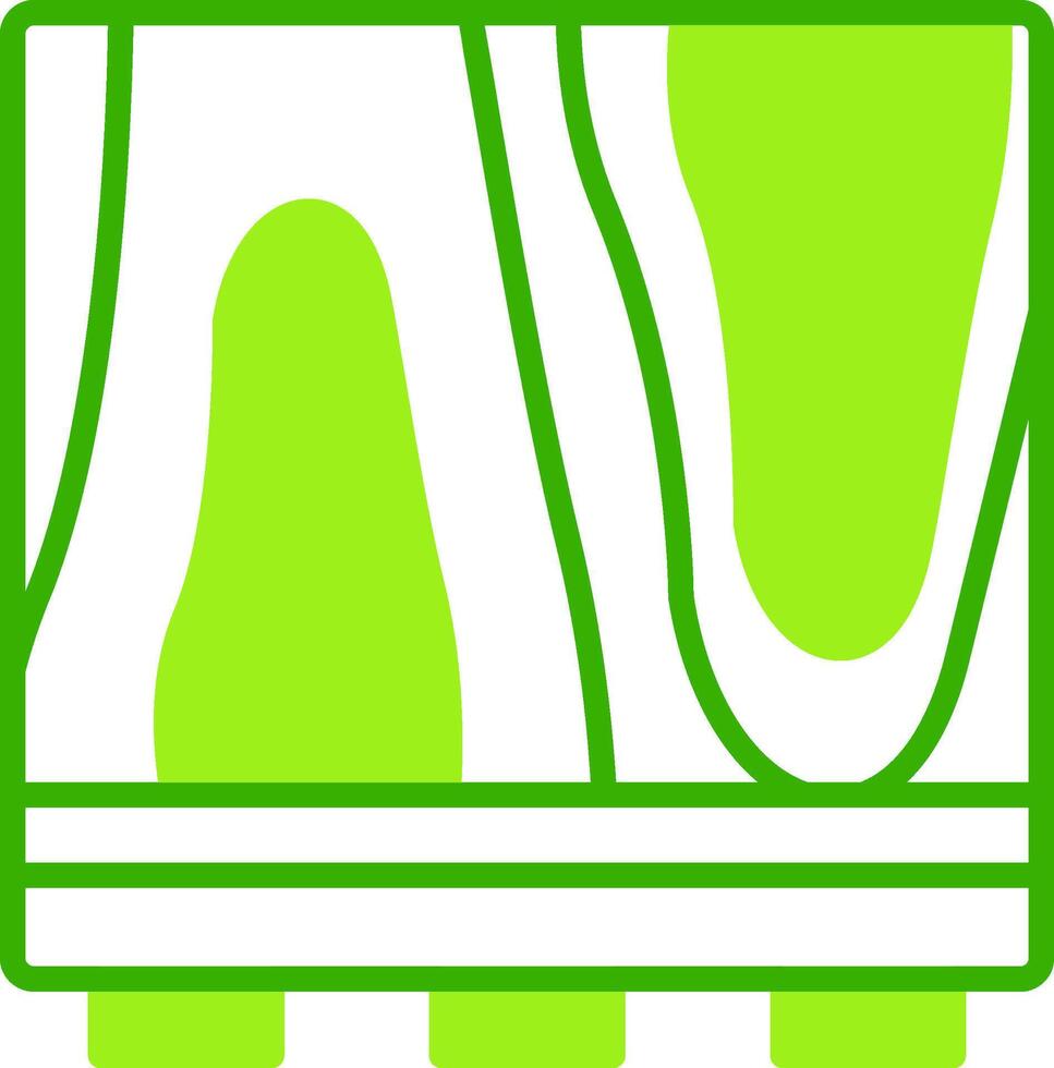 Floor Green Tone Icon vector
