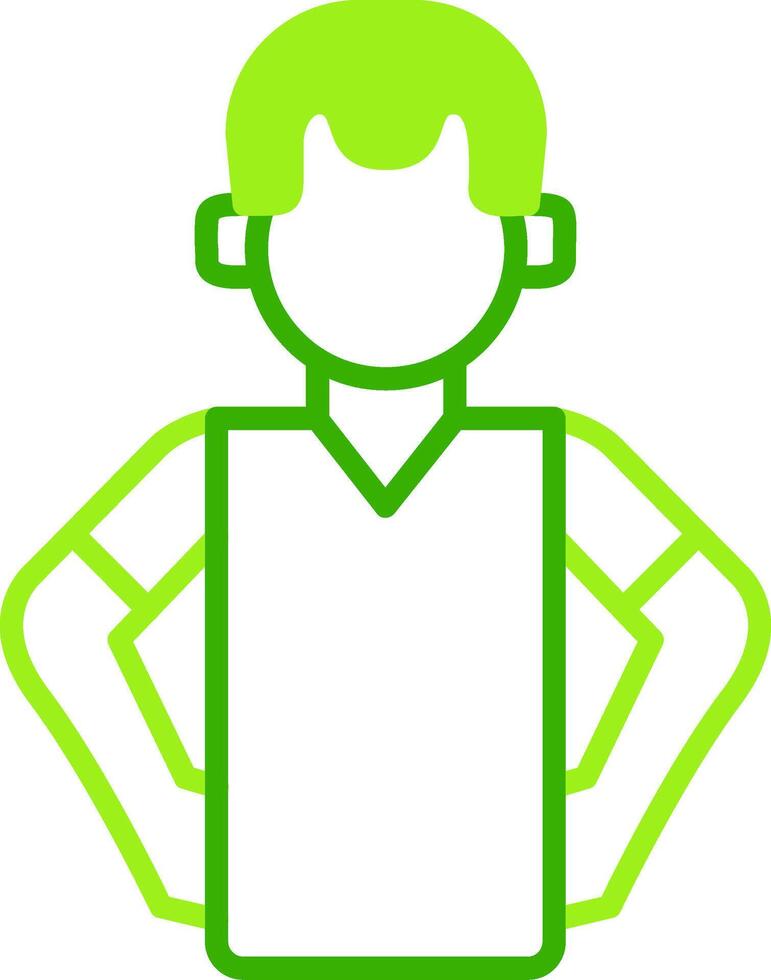 Hip Green Tone Icon vector