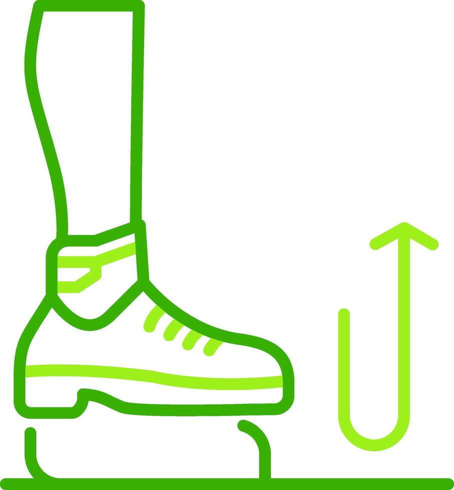 Stomp Green Tone Icon vector