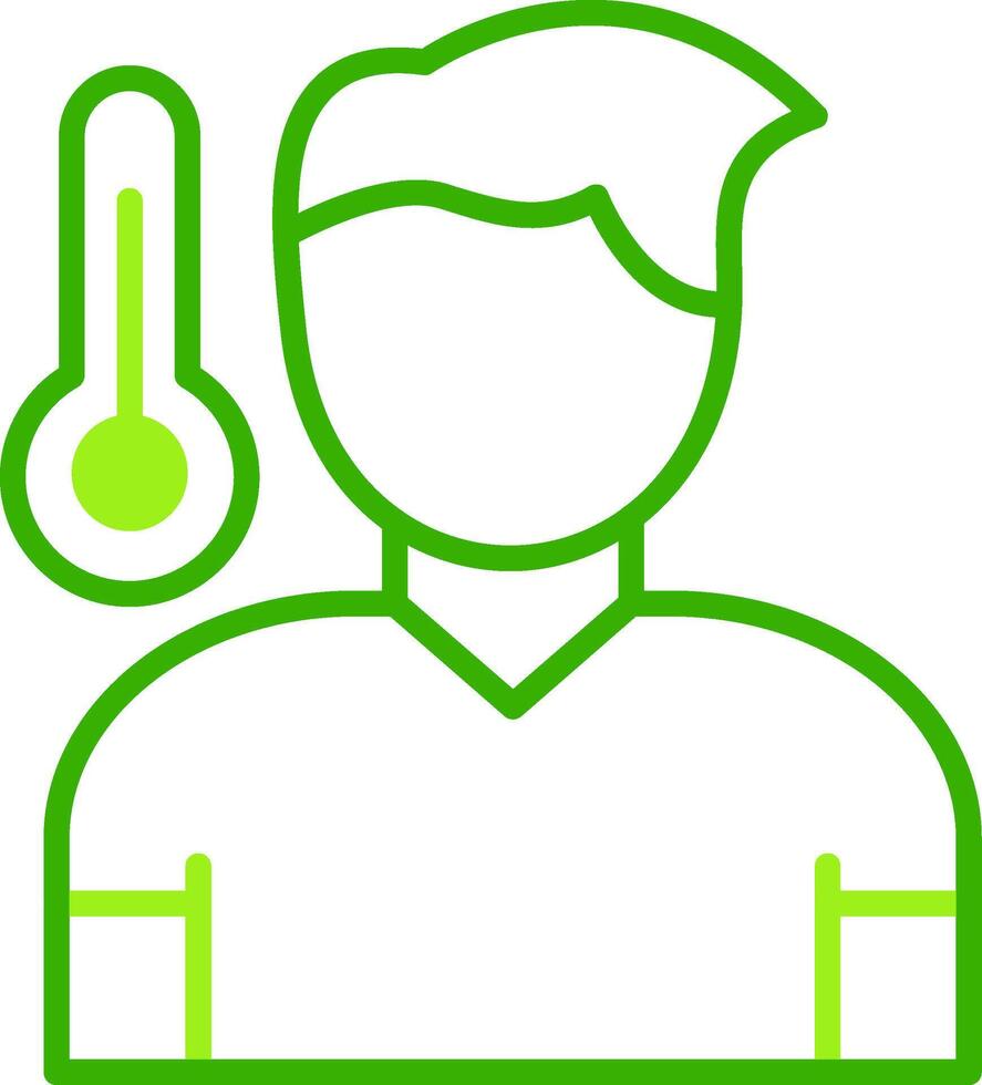 Fever Green Tone Icon vector