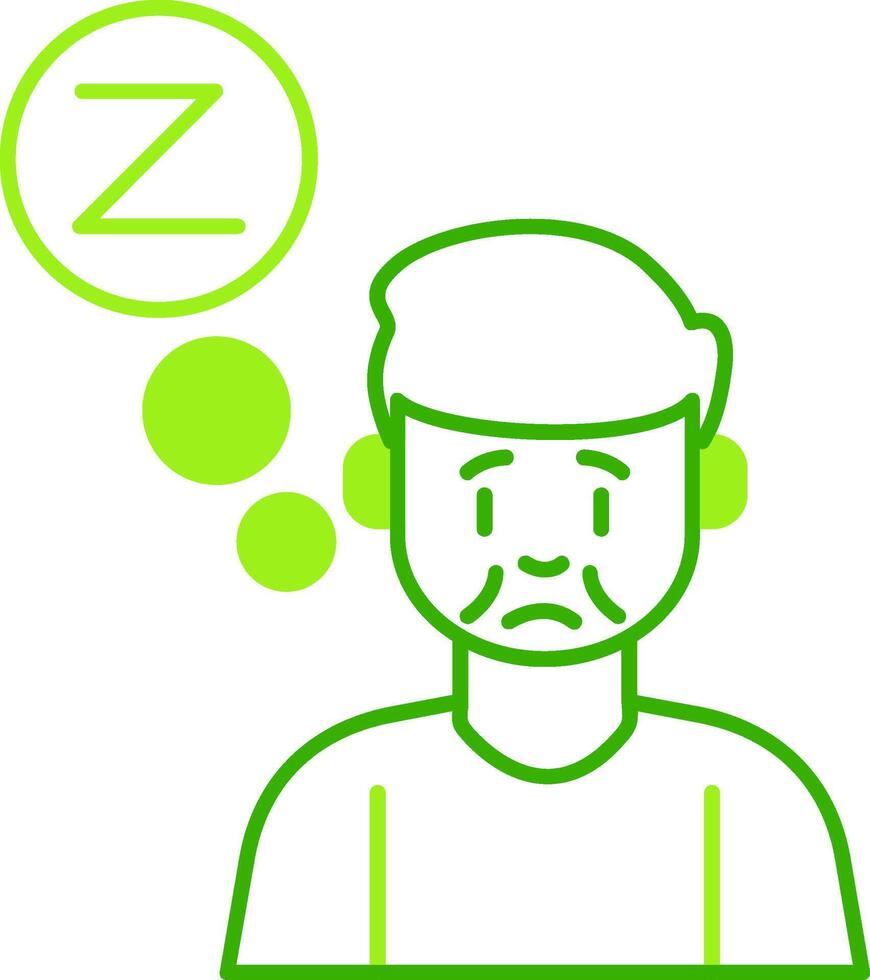 Insomnia Green Tone Icon vector