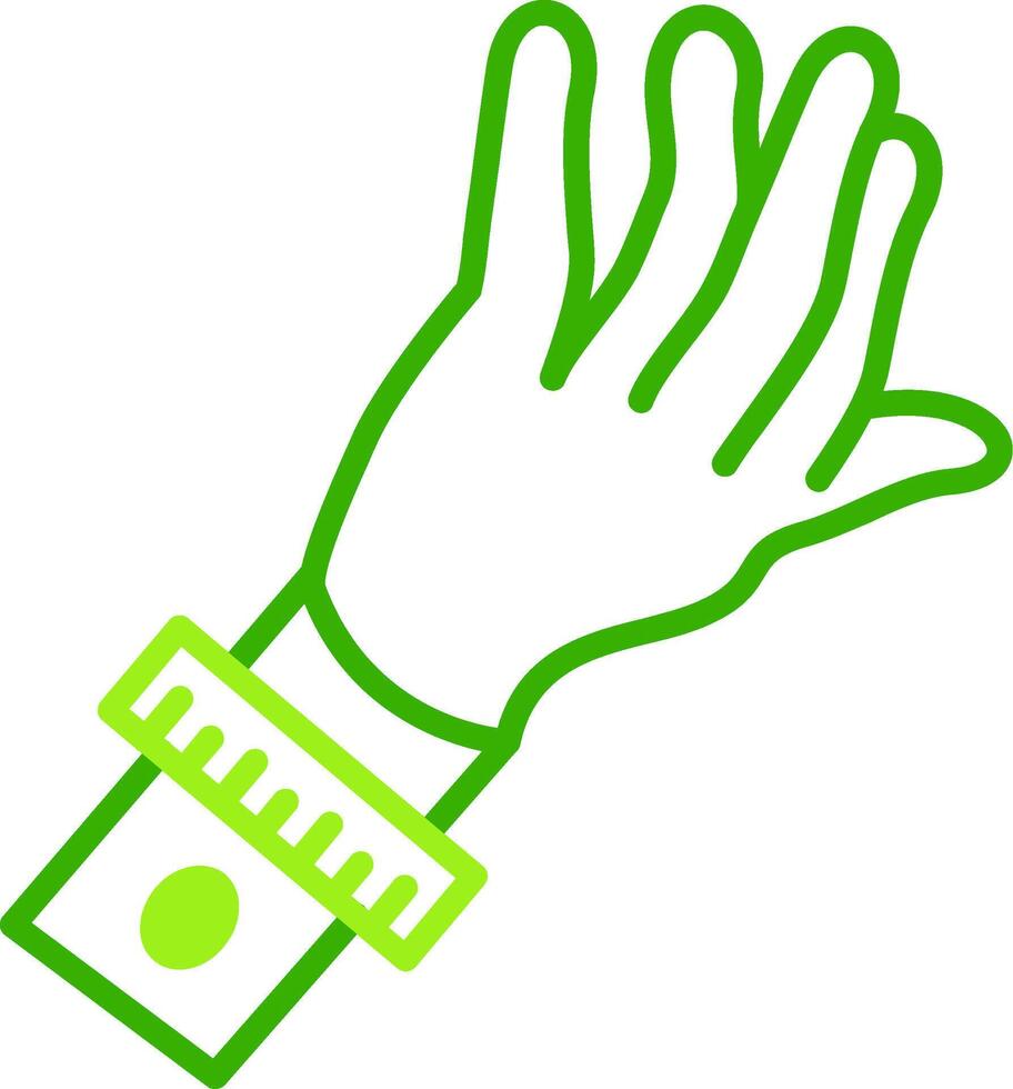 Mantoux Test Green Tone Icon vector