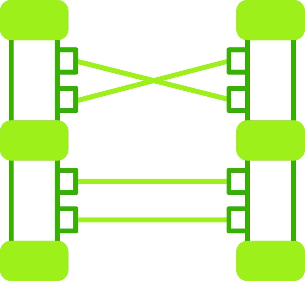 Laser Green Tone Icon vector