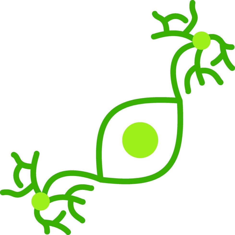 Pseudounipolar Green Tone Icon vector