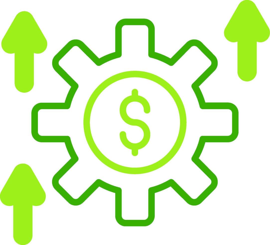 Business Green Tone Icon vector