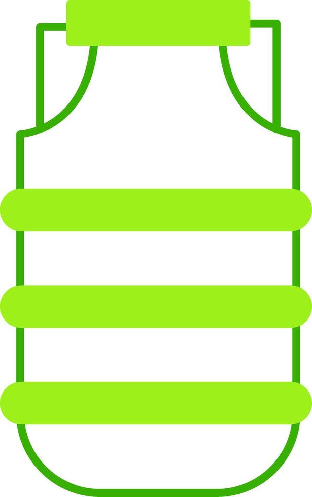 Water Carrier Green Tone Icon vector