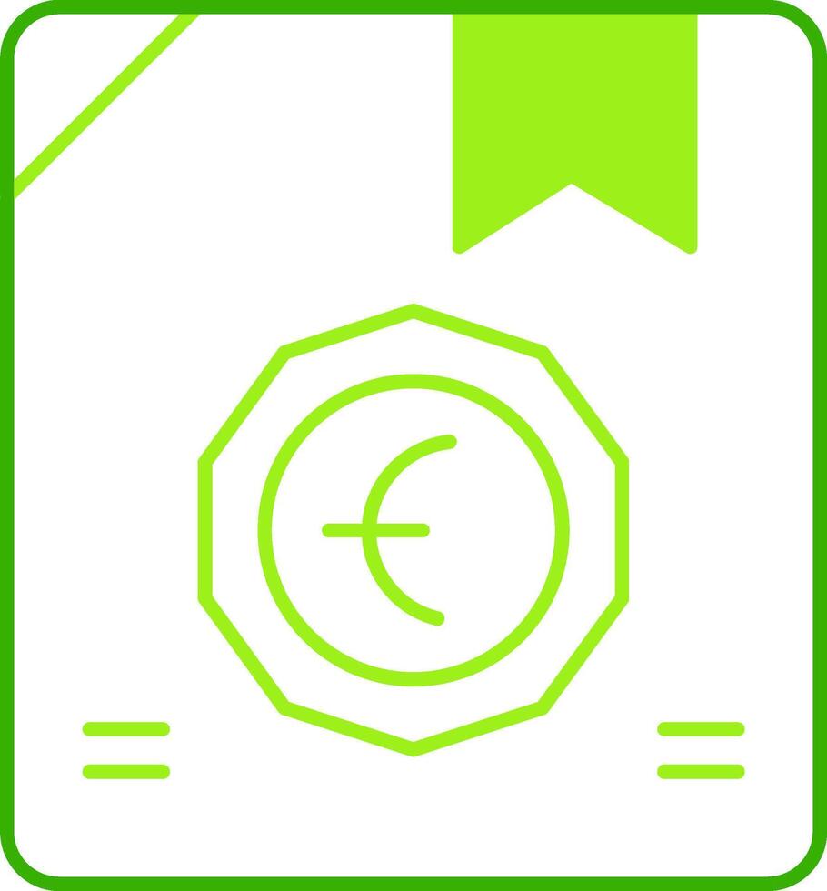 Delivery Box Green Tone Icon vector