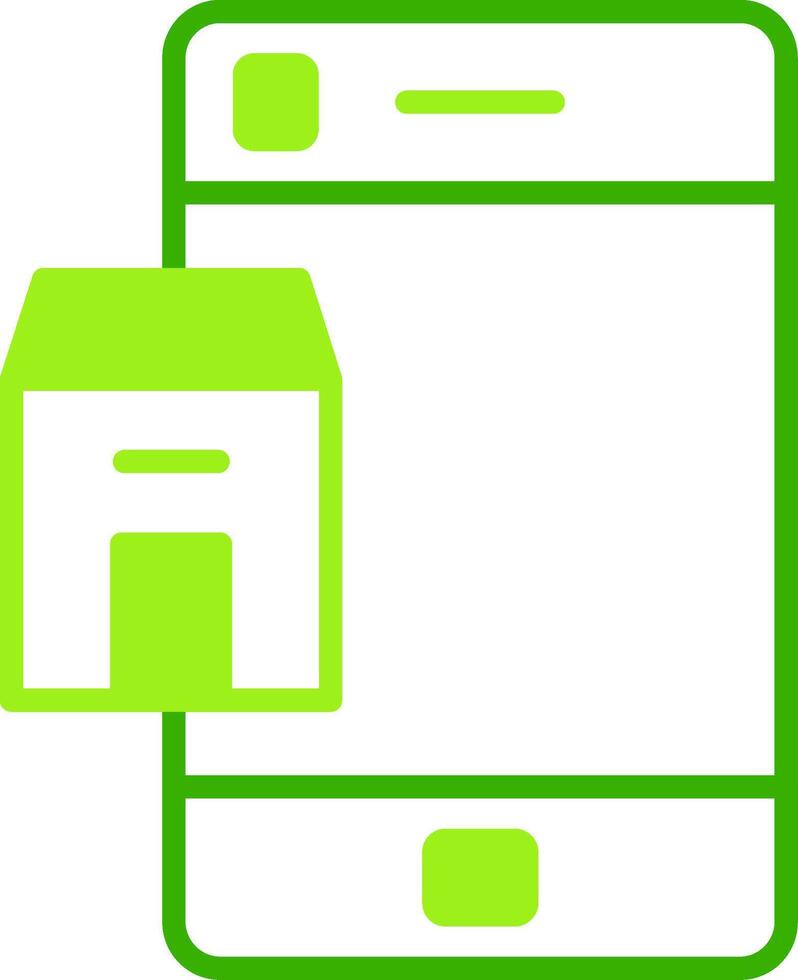 Vacations Green Tone Icon vector