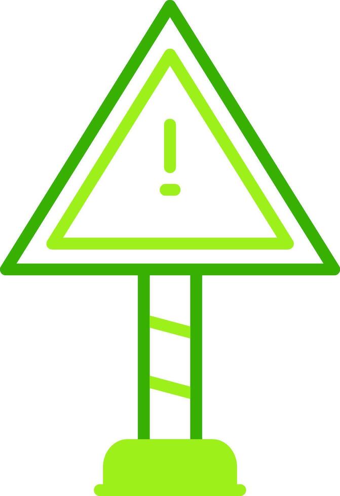 Risk Green Tone Icon vector