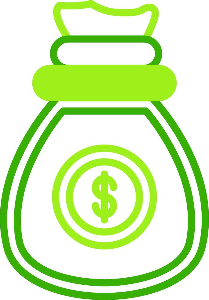 Money Green Tone Icon vector