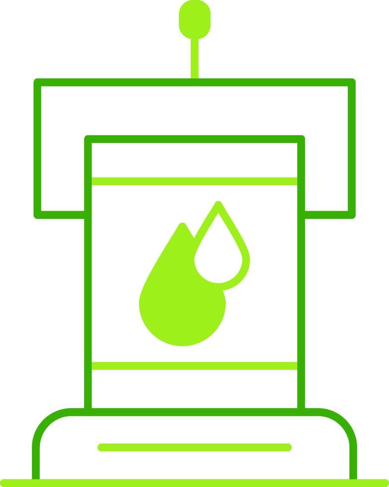 Politics Green Tone Icon vector