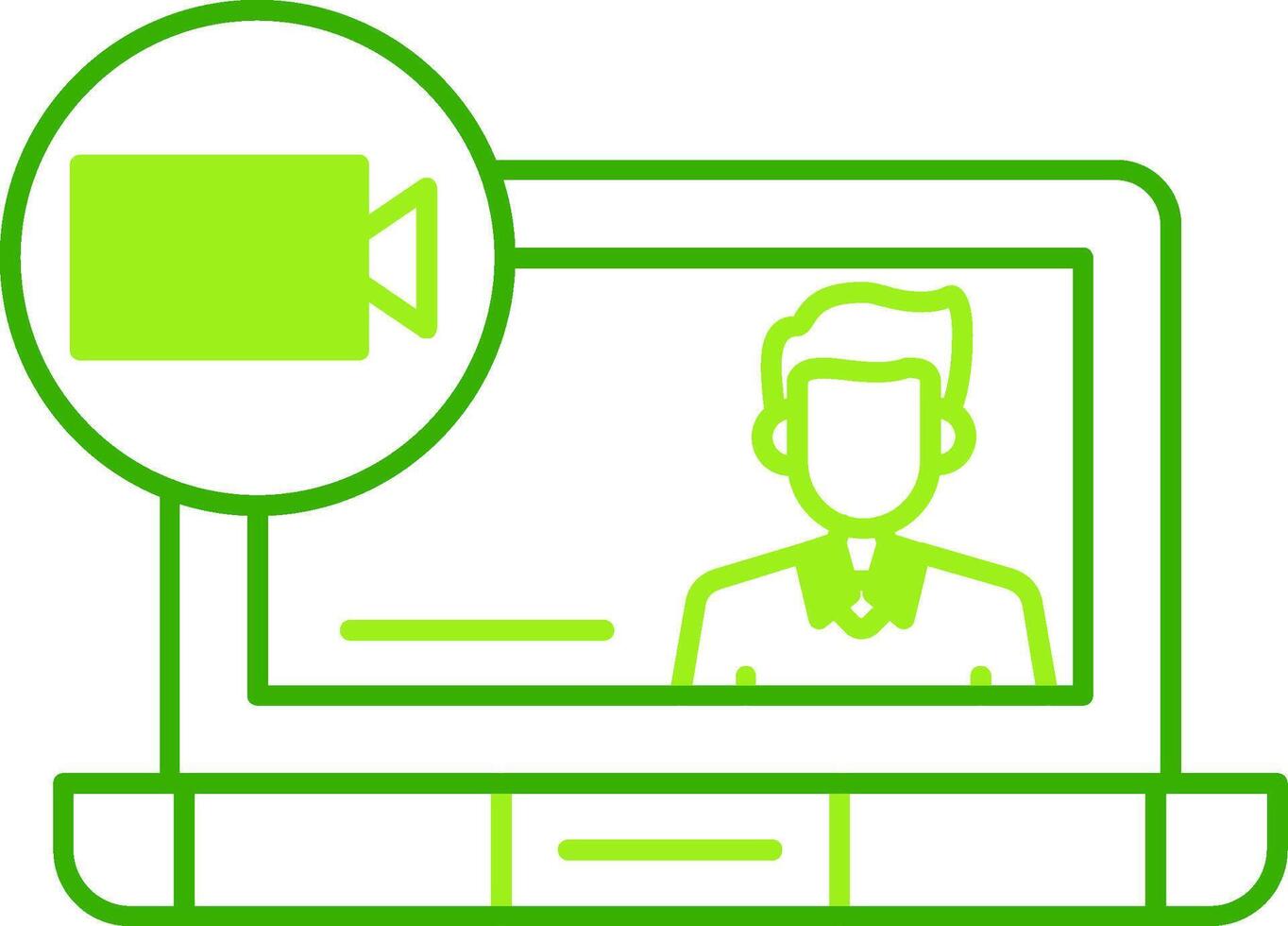 onGreen Tone class Green Tone Icon vector