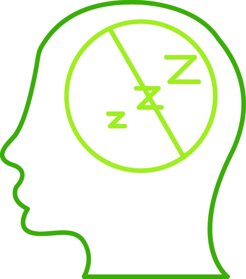 Insomnia Green Tone Icon vector