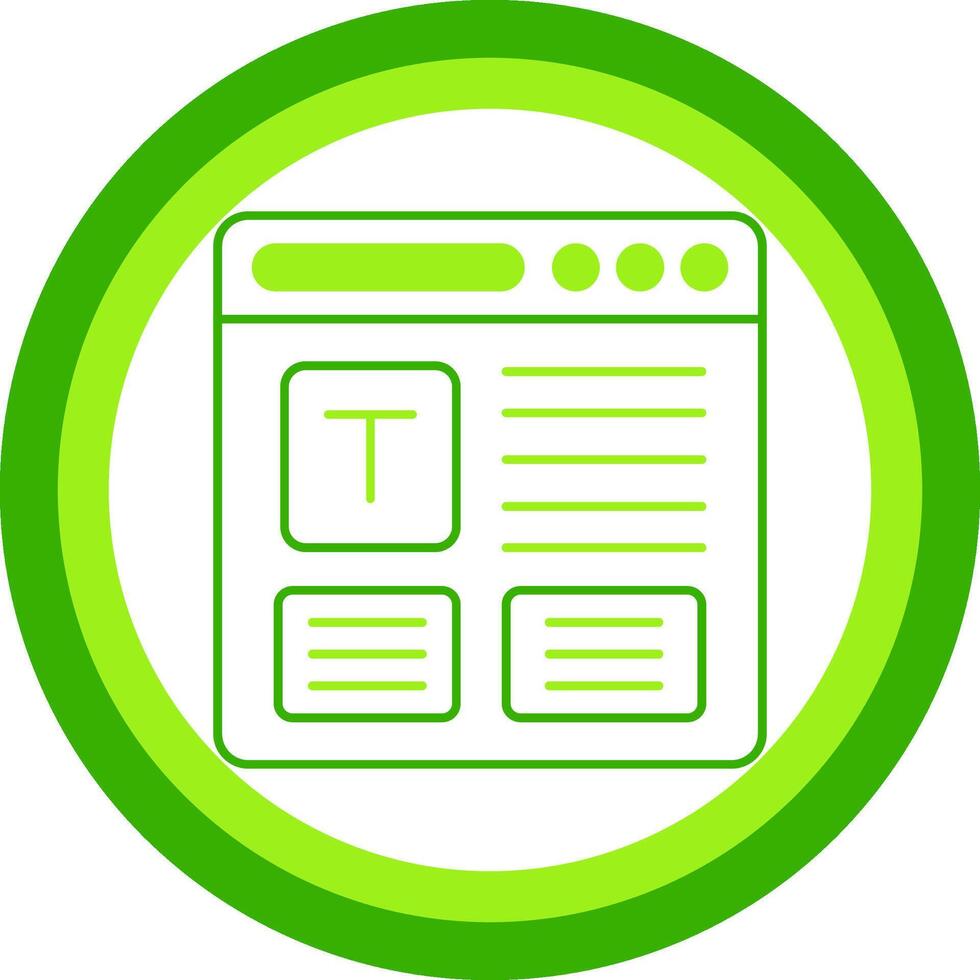 Refresh Green Tone Circle Icon vector