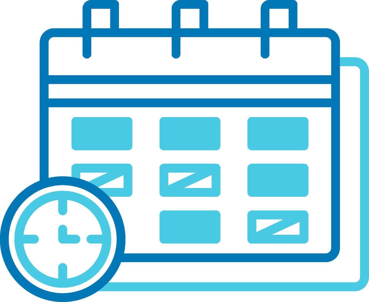 Term Blue Tone Icon vector