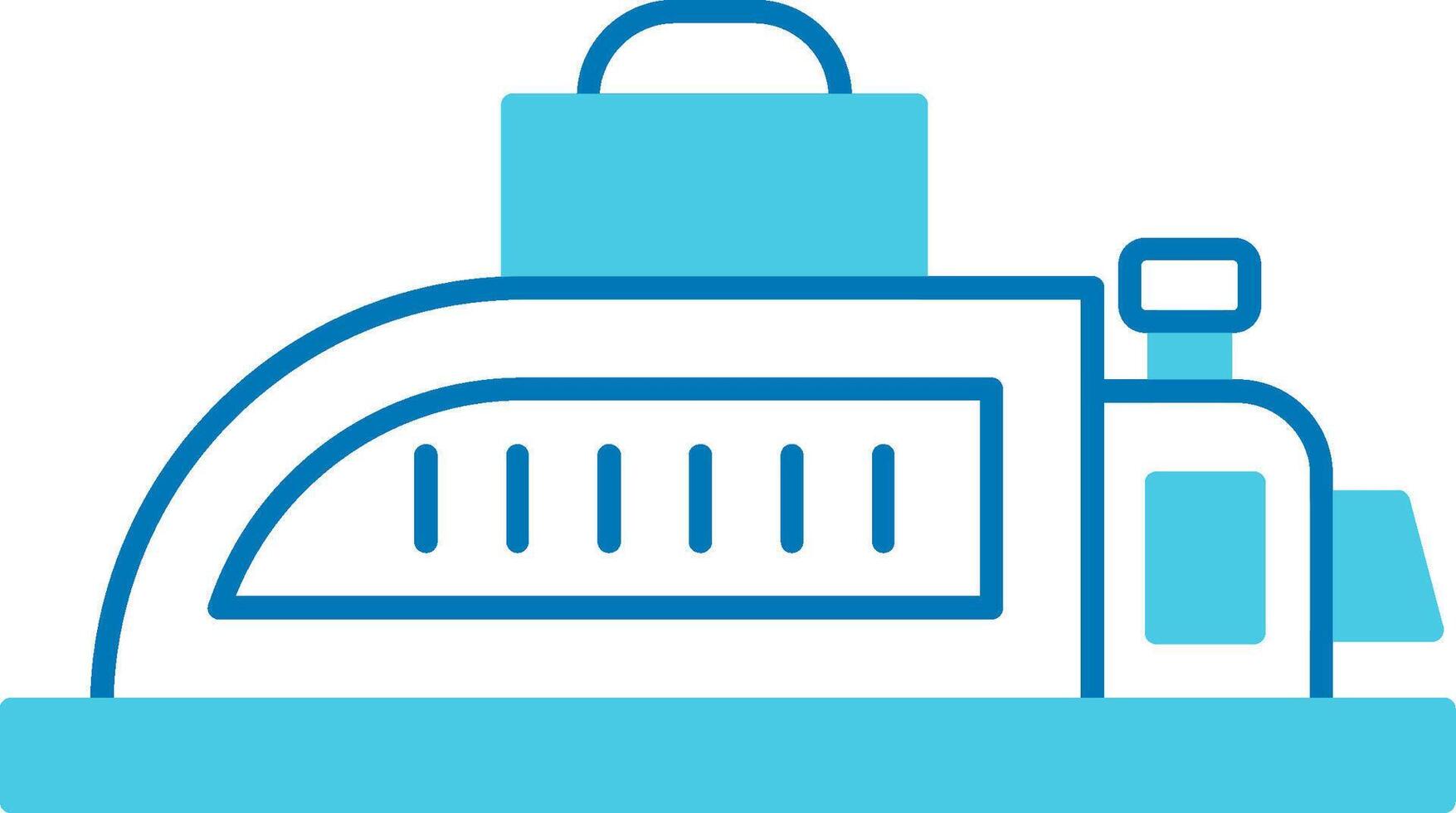 Planer Blue Tone Icon vector