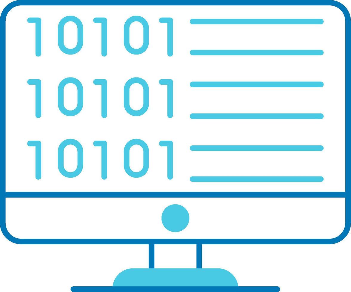 Code Blue Tone Icon vector