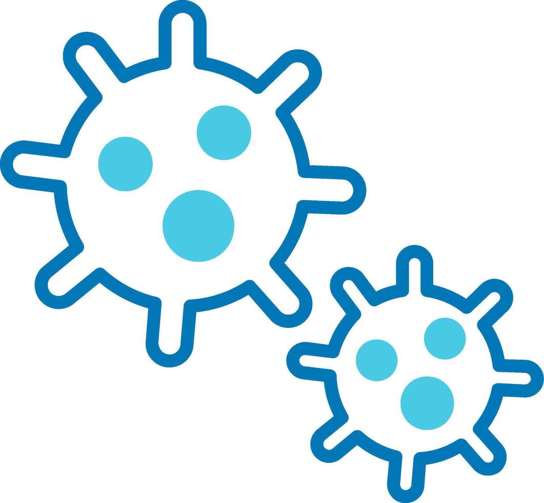 Platelet Blue Tone Icon vector