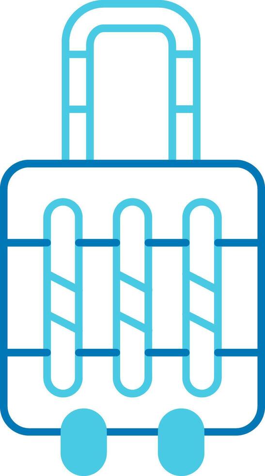 Travelling Blue Tone Icon vector
