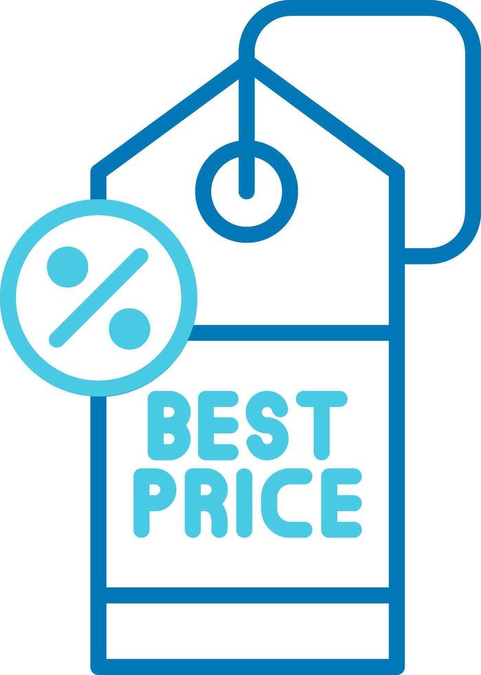 Best Price Blue Tone Icon vector