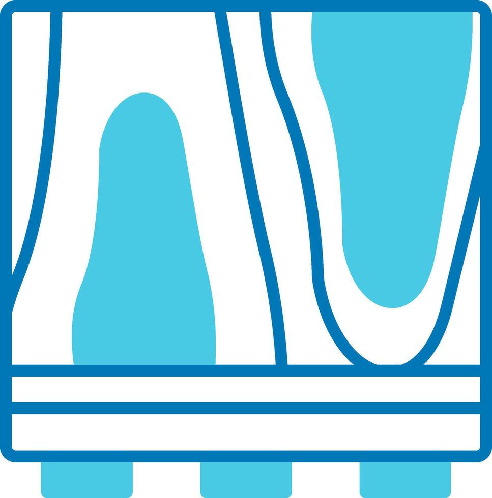 Floor Blue Tone Icon vector